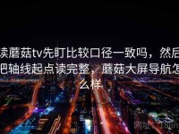 读蘑菇tv先盯比较口径一致吗，然后把轴线起点读完整，蘑菇大屏导航怎么样